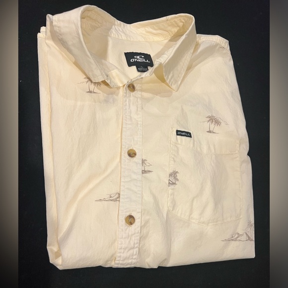 O’Neill button down shirt palm trees - Picture 2 of 5